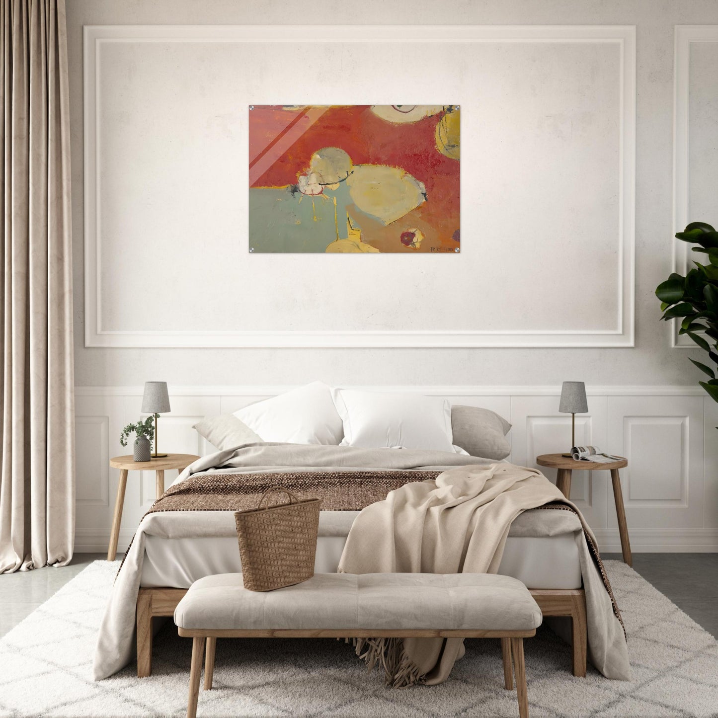 Untitled #2 Sausalito - Richard Diebenkorn Acrylic Print - 70x100 cm / 28x40″ inches