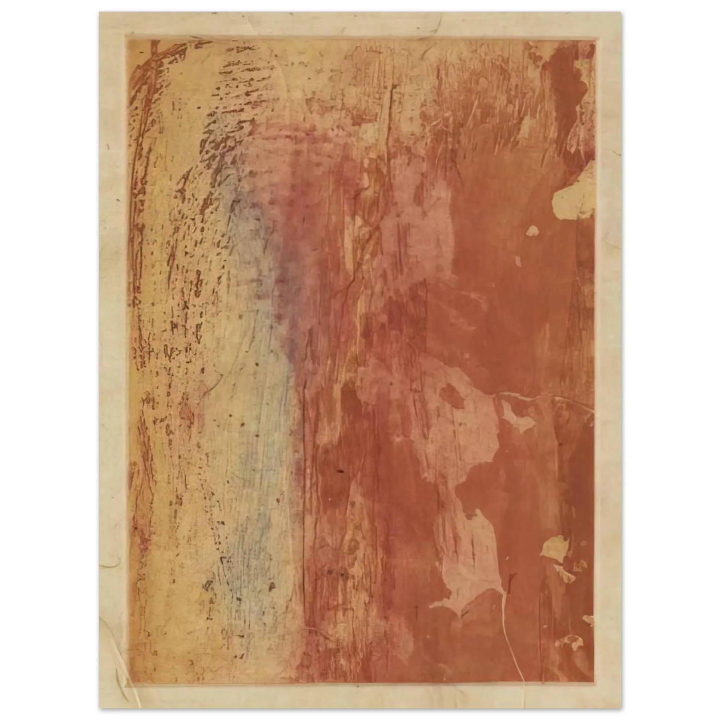 Helen Frankenthaler - Ganymede - 1978 Wall art - 15x20 cm / 6x8 Inches - Premium Wooden Framed Poster With Fine Art Paper - White frame