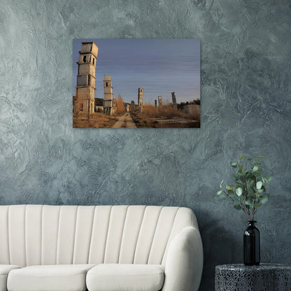 KIEFER S STUDIO COMPLEX AT BARJAC IN SOUTHERN FRANCE 2012 - Anselm Kiefer Brushed Aluminum Print - 70x100 cm / 28x40 inches | Anselm Kiefer Aluminum Print | Anselm Kiefer Prints