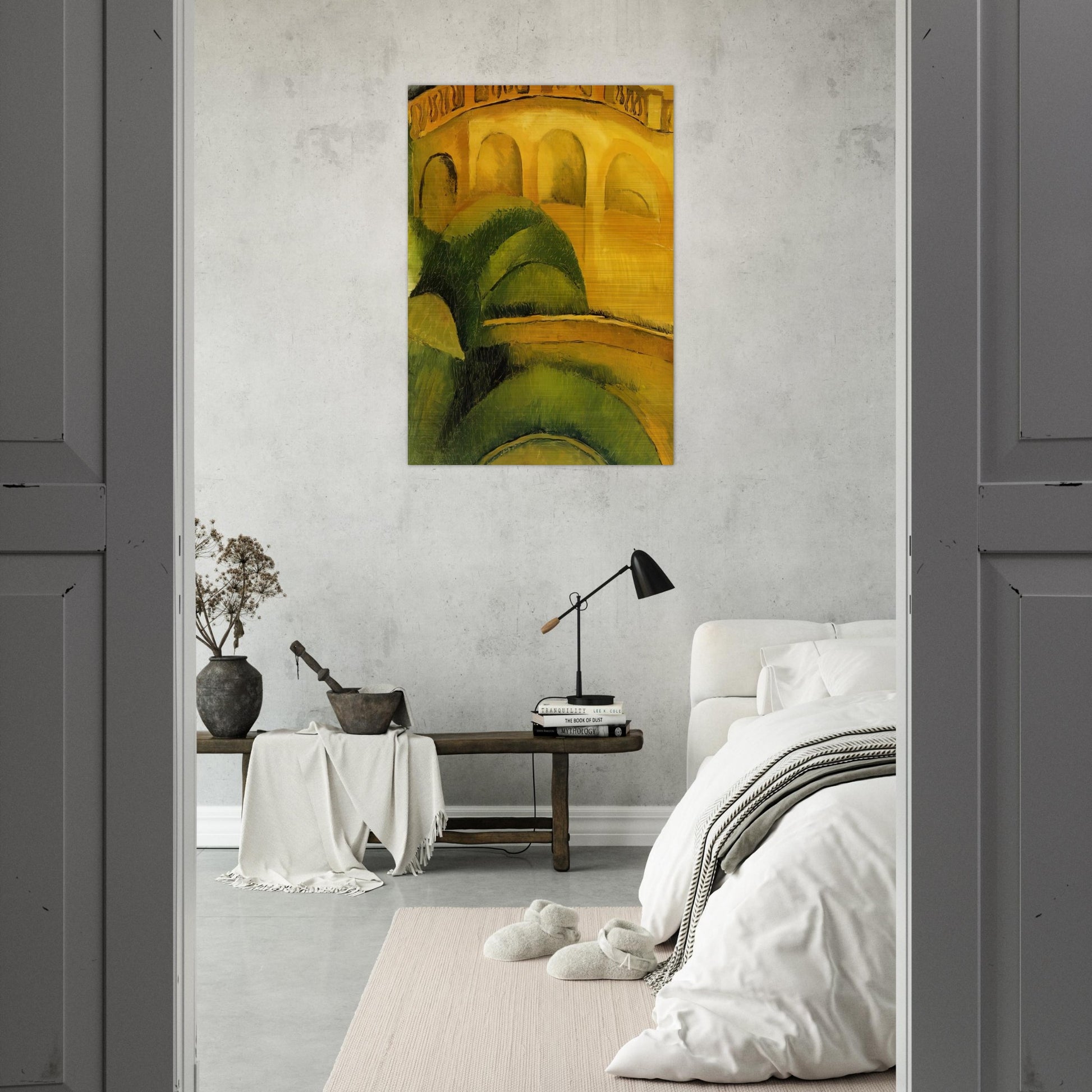 ARCADES AT L ESTAQUE 1908 - Raoul Dufy Brushed Aluminum Print - 70x100 cm / 28x40 inches | Raoul Dufy Aluminum Print | Raoul Dufy Prints