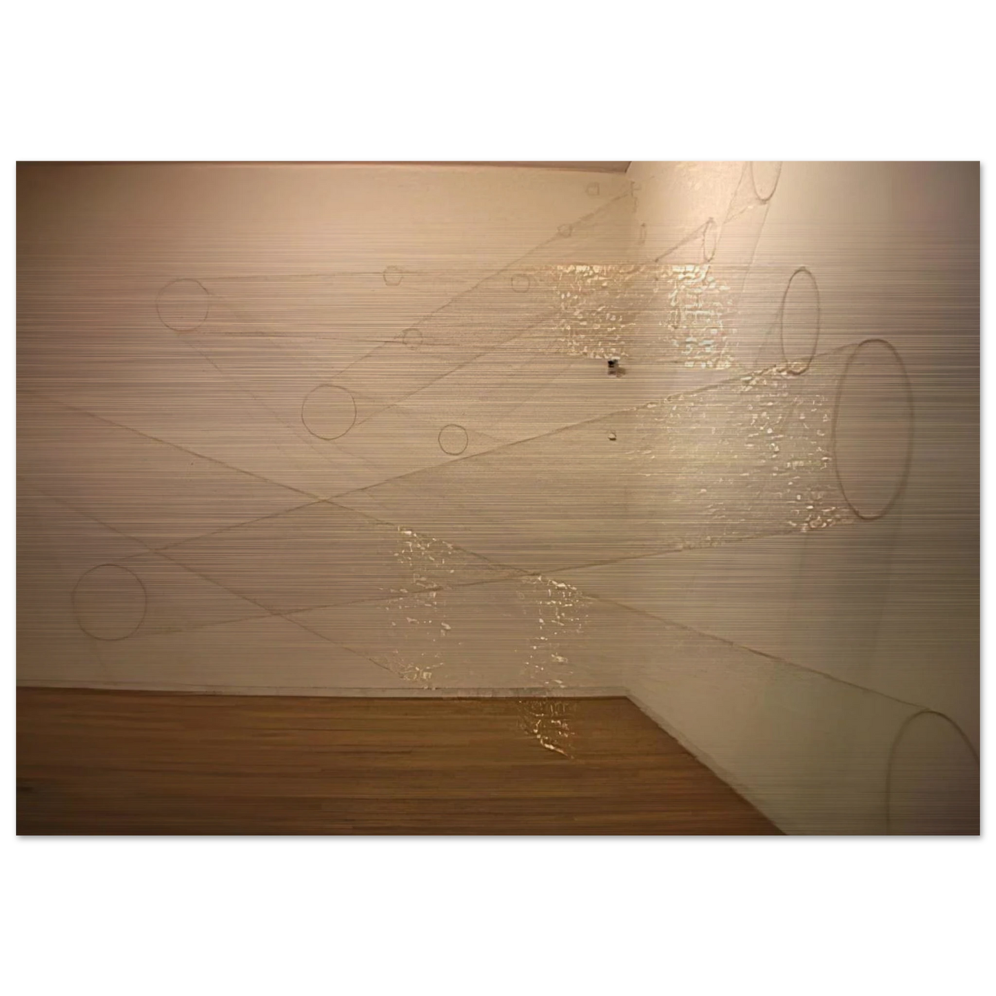 Web #1 B - 2002 - Lygia Pape Brushed Aluminum Print - 70x100 cm / 28x40 inches | Lygia Pape Aluminum Print | Lygia Pape Prints