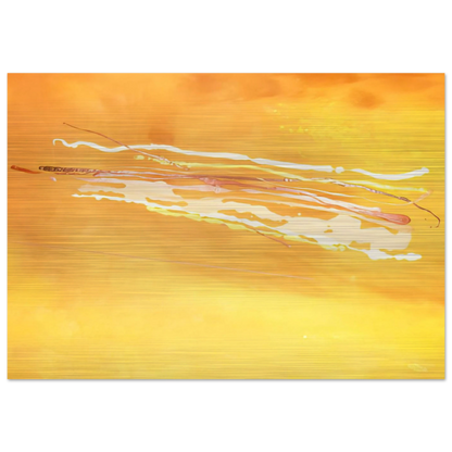 Spirit in the Sky - 1969 - Ronnie Landfield Brushed Aluminum Print - 70x100 cm / 28x40 inches | Ronnie Landfield Aluminum Print | Ronnie Landfield Prints