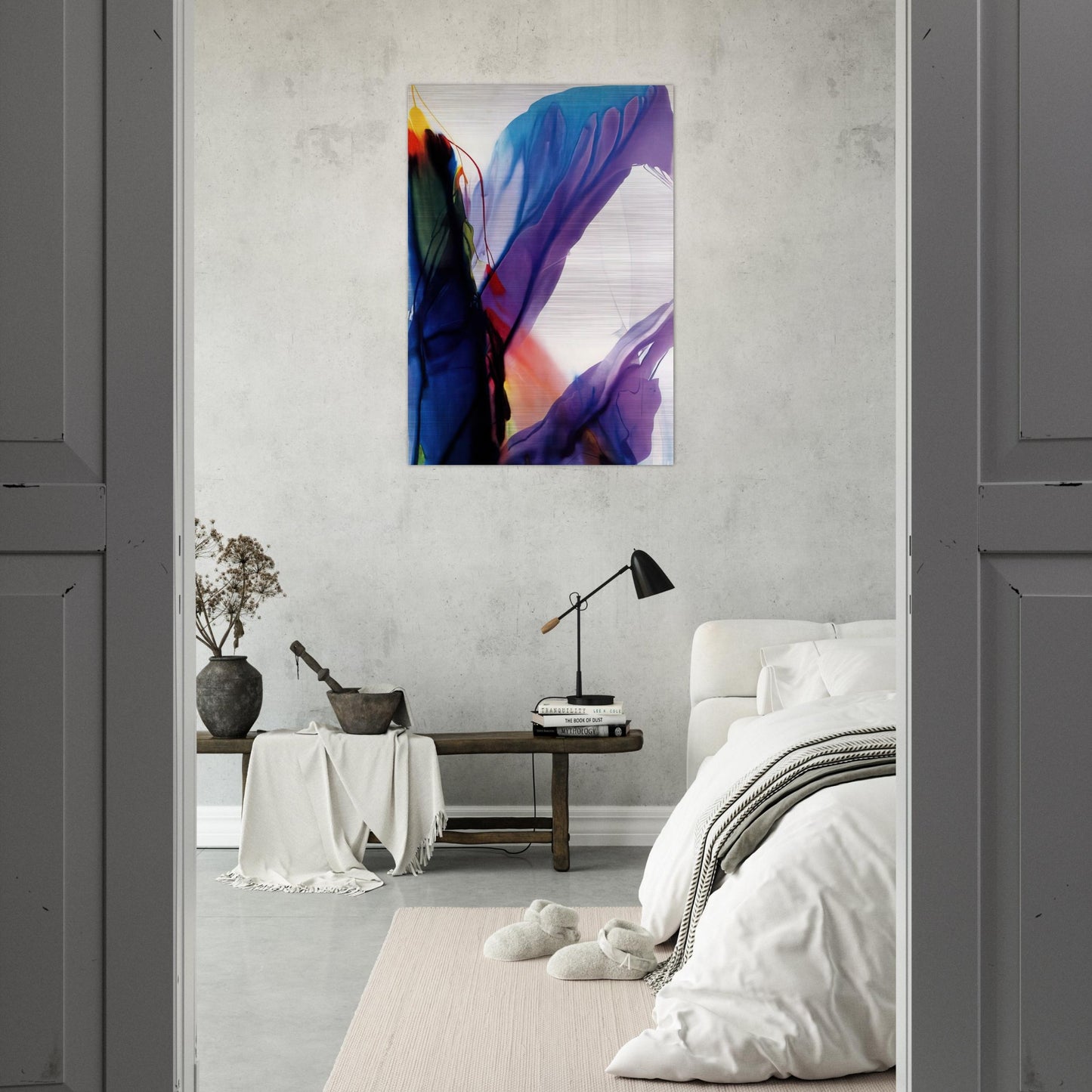 Phenomena Yonder Near - Paul Jenkins Brushed Aluminum Print - 70x100 cm / 28x40 inches | Paul Jenkins Aluminum Print | Paul Jenkins Prints
