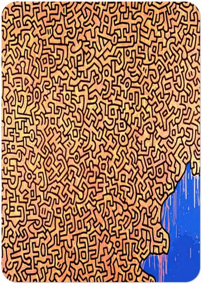 BRAZIL 1989 By Keith Haring Pack of 10 Post Cards | Keith Haring Post Cards | A6 (10.5 x 14.8 cm) - 4.1 x 5.8 inches