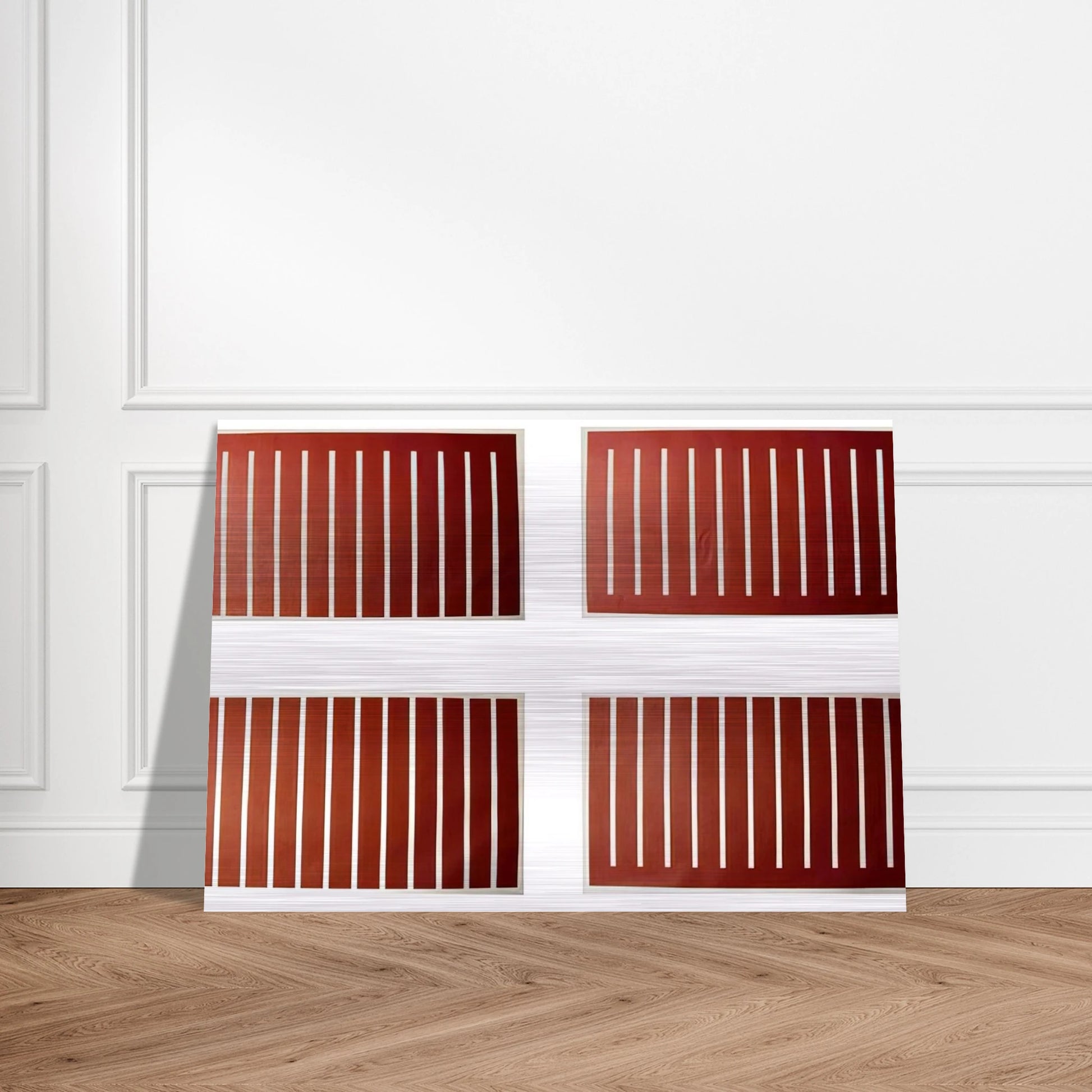 Untitled - 1992 - Donald Judd Brushed Aluminum Print - 70x100 cm / 28x40 inches | Donald Judd Aluminum Print | Donald Judd Prints