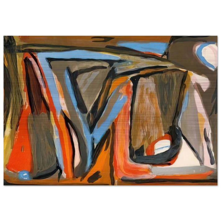 Le tout - 1978 - Bram van Velde Brushed Aluminum Print - 70x100 cm / 28x40 inches | Bram van Velde Aluminum Print | Bram van Velde Prints