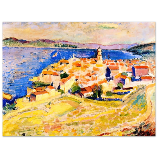 Henri Matisse - VIEW OF SAINT TROPEZ 1904  75x100 cm / 30x40inches Fine Art Poster