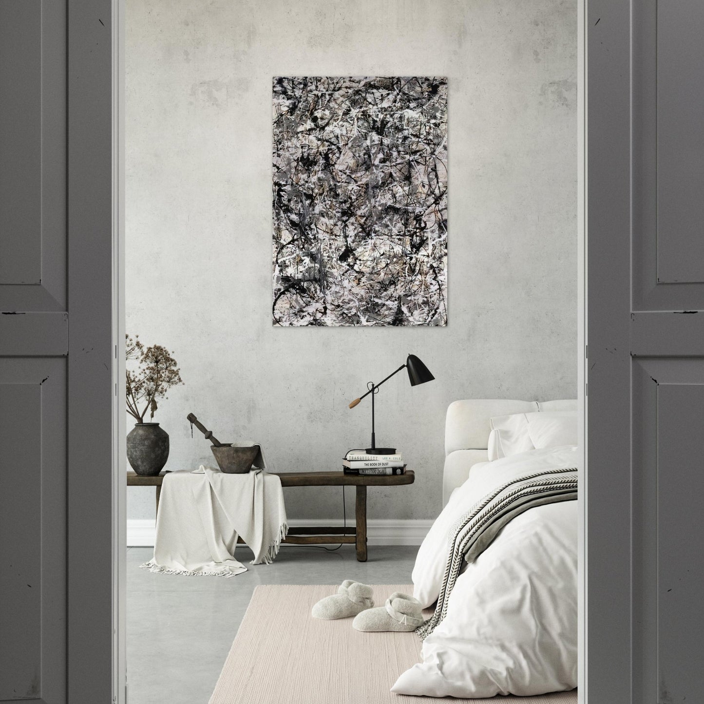 CATHEDRAL 1947 - Jackson Pollock Brushed Aluminum Print - 70x100 cm / 28x40 inches | Jackson Pollock Aluminum Print | Jackson Pollock Prints