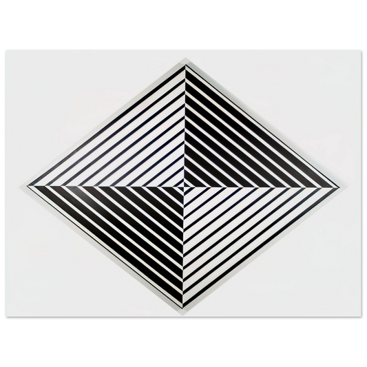 Carmen Herrera - Black and White - 1952  75x100 cm / 30x40inches Fine Art Poster