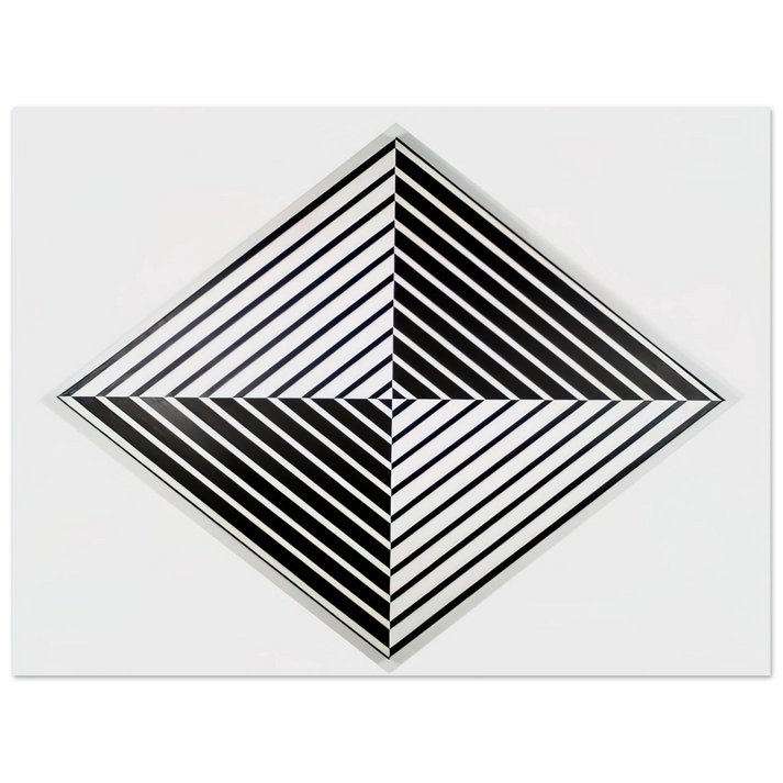 Carmen Herrera - Black and White - 1952  75x100 cm / 30x40inches Fine Art Poster