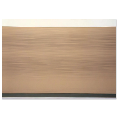 Yellow Ochre - 1967 - Ronnie Landfield Brushed Aluminum Print - 70x100 cm / 28x40 inches | Ronnie Landfield Aluminum Print | Ronnie Landfield Prints