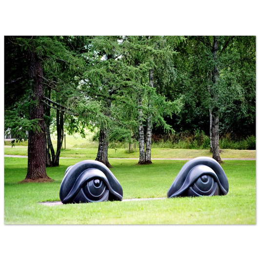 Louise Bourgeois - EYE BENCHES II 1997  75x100 cm / 30x40inches Fine Art Poster