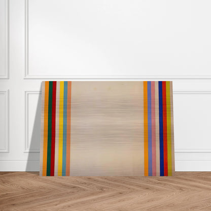 Homage to Matisse - 1960 - Gene Davis Brushed Aluminum Print - 70x100 cm / 28x40 inches | Gene Davis Aluminum Print | Gene Davis Prints