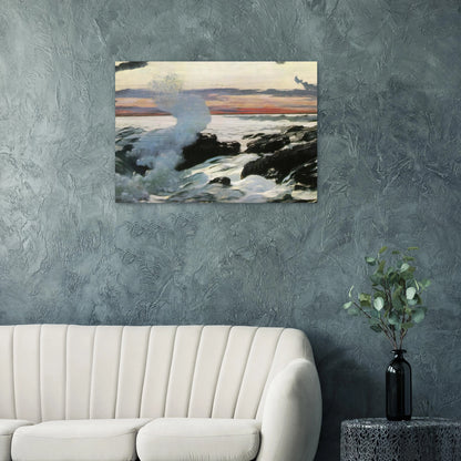 WEST POINT PROUT S NECK - Winslow Homer Brushed Aluminum Print - 70x100 cm / 28x40 inches | Winslow Homer Aluminum Print | Winslow Homer Prints