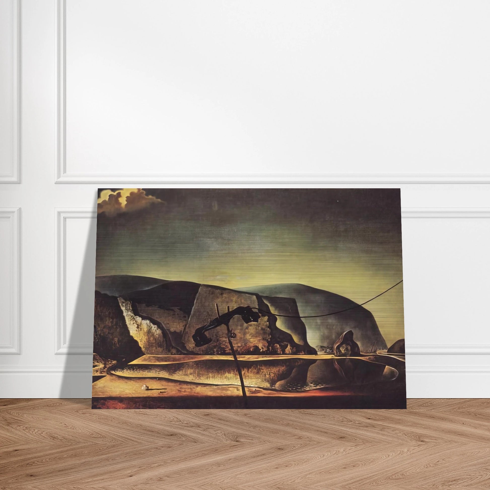 MOUNTAIN LAKE - Salvador Dali Brushed Aluminum Print - 70x100 cm / 28x40 inches | Salvador Dali Aluminum Print | Salvador Dali Prints