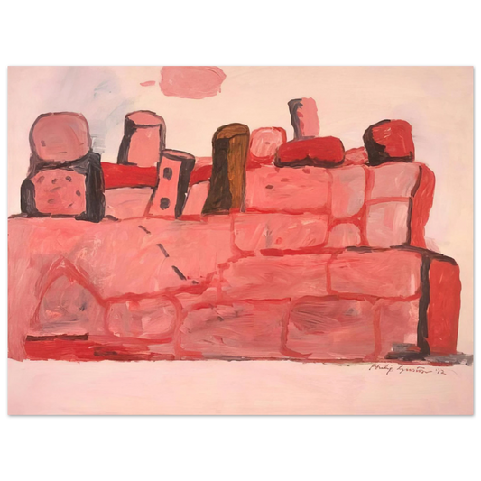 Philip Guston - CERVETERI 1972  75x100 cm / 30x40inches Fine Art Poster