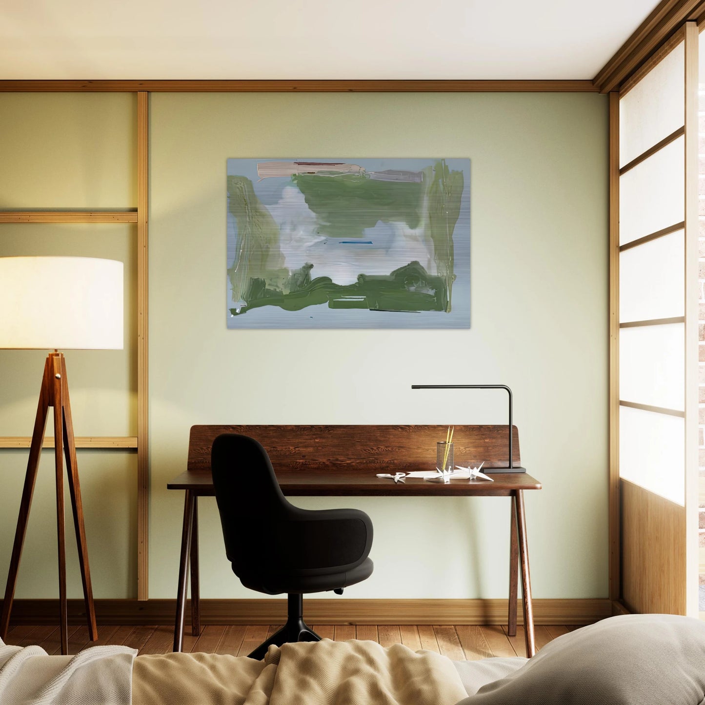 Lush Spring, 1975- - Helen Frankenthaler Brushed Aluminum Print - 70x100 cm / 28x40 inches | Helen Frankenthaler Aluminum Print | Helen Frankenthaler Prints