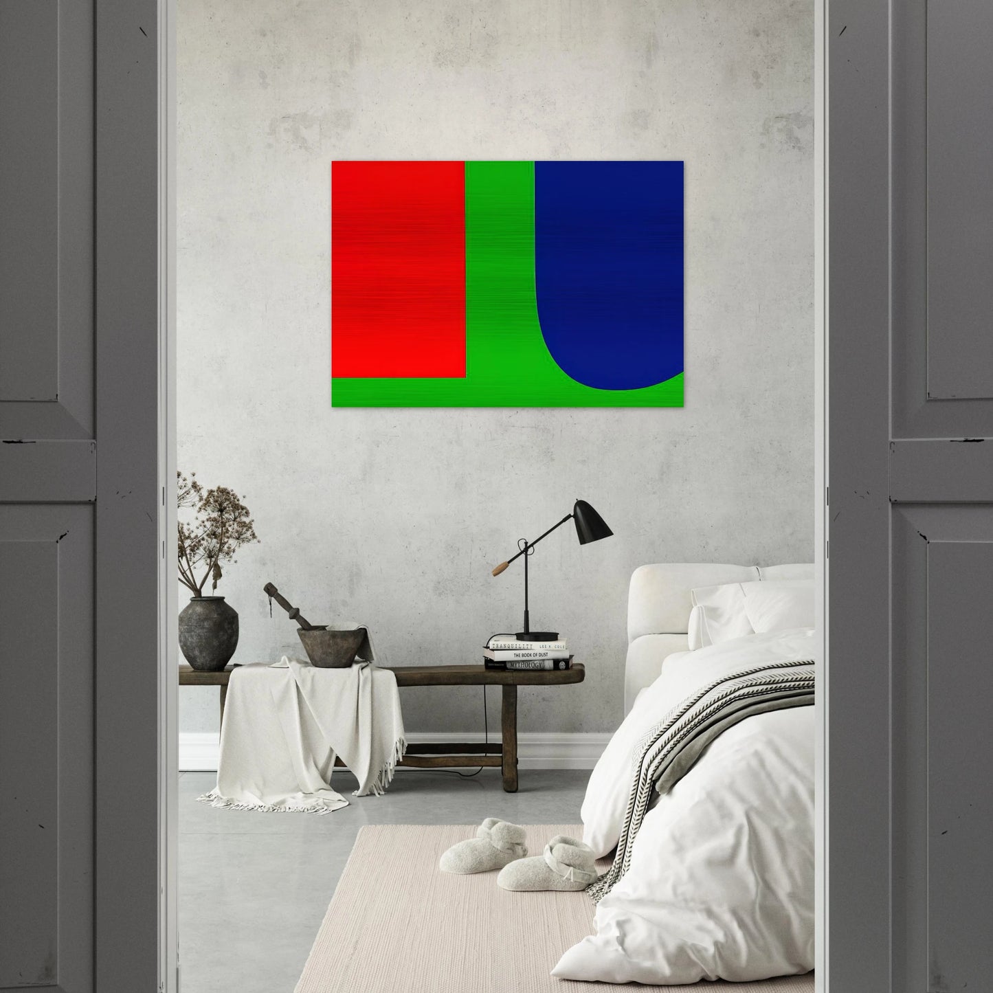 Red Blue Green - Ellsworth Kelly Brushed Aluminum Print - 70x100 cm / 28x40 inches | Ellsworth Kelly Aluminum Print | Ellsworth Kelly Prints