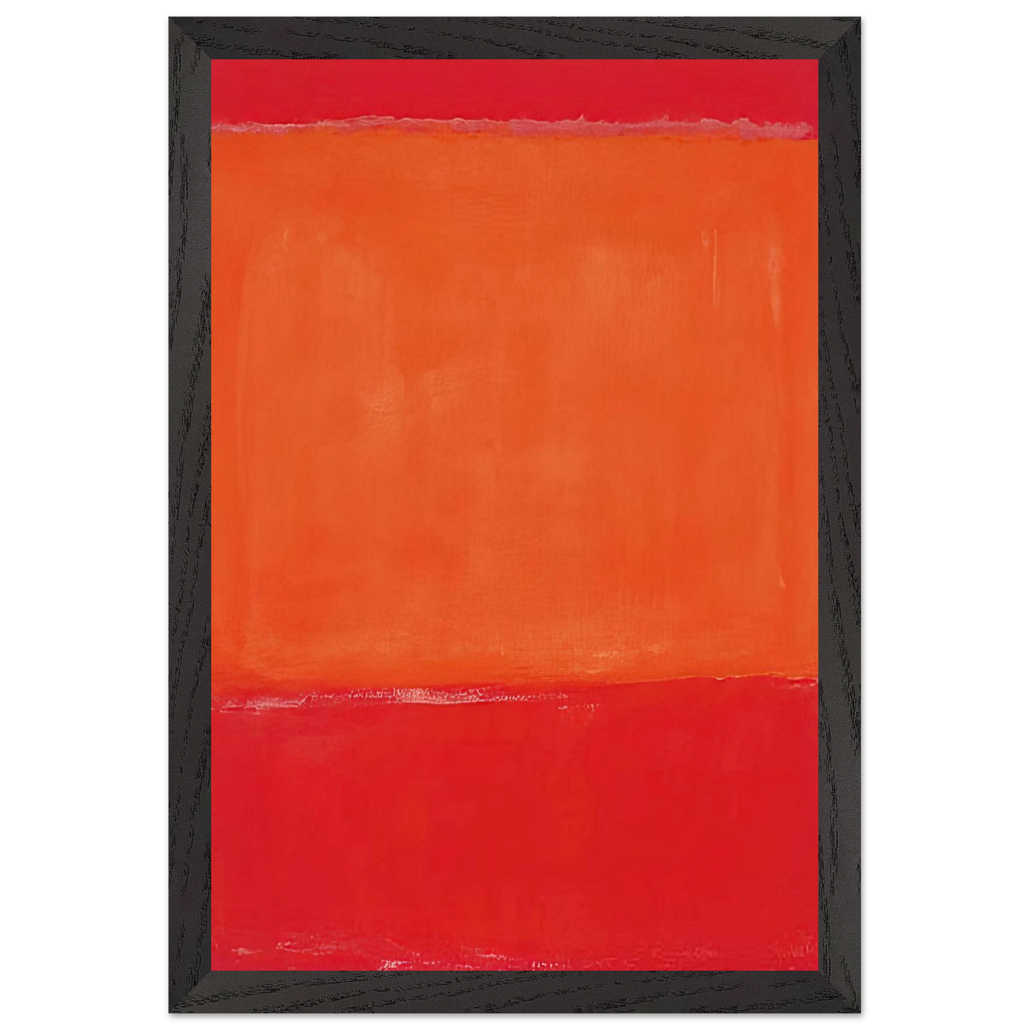 Mark Rothko - Ochre and Red on Red - 1957 Wall Art - 30x40 cm / 12x16 inches - Premium Wooden Framed Poster With Fine Art Paper-canvas - Wood frame
