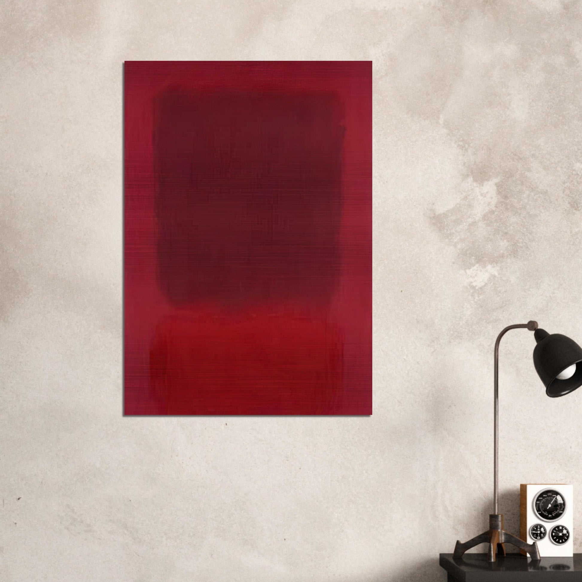 Red and Brown - 1957 - Mark Rothko Brushed Aluminum Print - 70x100 cm / 28x40 inches | Mark Rothko Aluminum Print | Mark Rothko Prints