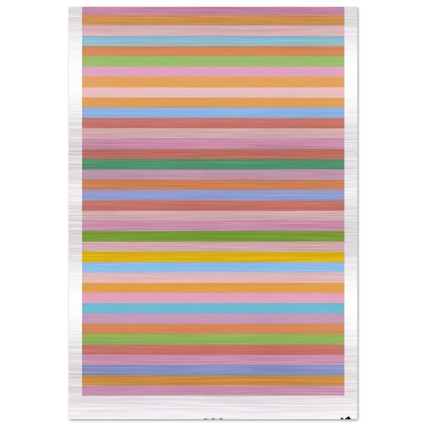 ROSE ROSE LONDON 2012 OLYMPIC GAMES POSTER 2012 - Bridget Riley Brushed Aluminum Print - 70x100 cm / 28x40 inches | Bridget Riley Aluminum Print | Bridget Riley Prints
