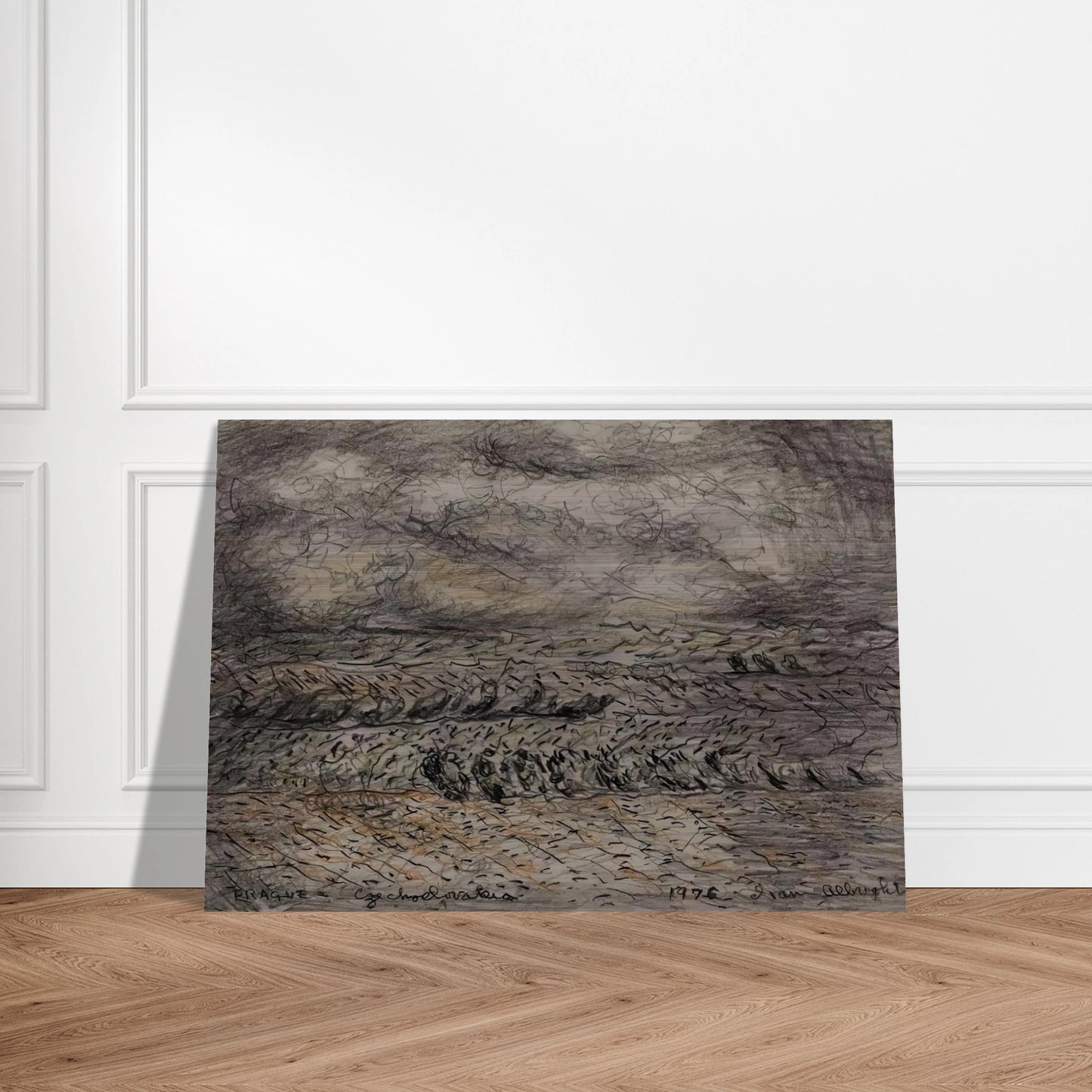 NEAR PRAGUE CZECHOSLOVAKIA 1976 - Ivan Albright Brushed Aluminum Print - 70x100 cm / 28x40 inches | Ivan Albright Aluminum Print | Ivan Albright Prints