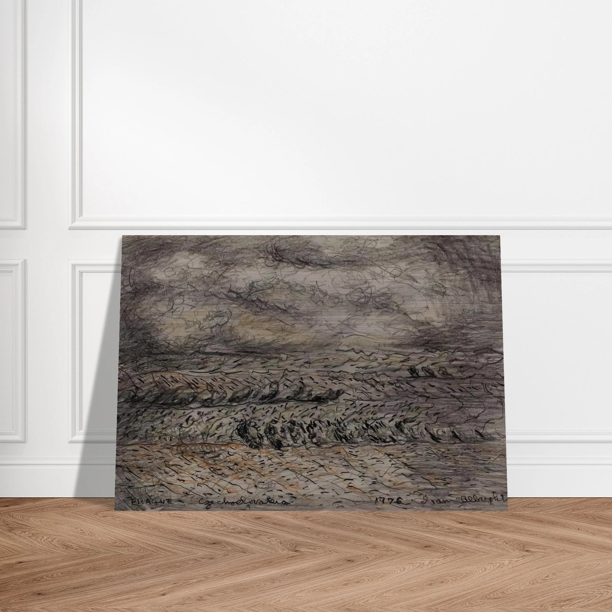 NEAR PRAGUE CZECHOSLOVAKIA 1976 - Ivan Albright Brushed Aluminum Print - 70x100 cm / 28x40 inches | Ivan Albright Aluminum Print | Ivan Albright Prints