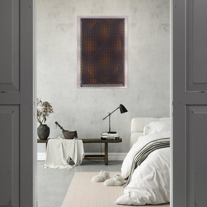 Círculo rojo y amarillo - 1970 - Antonio Asis Brushed Aluminum Print - 70x100 cm / 28x40 inches | Antonio Asis Aluminum Print | Antonio Asis Prints