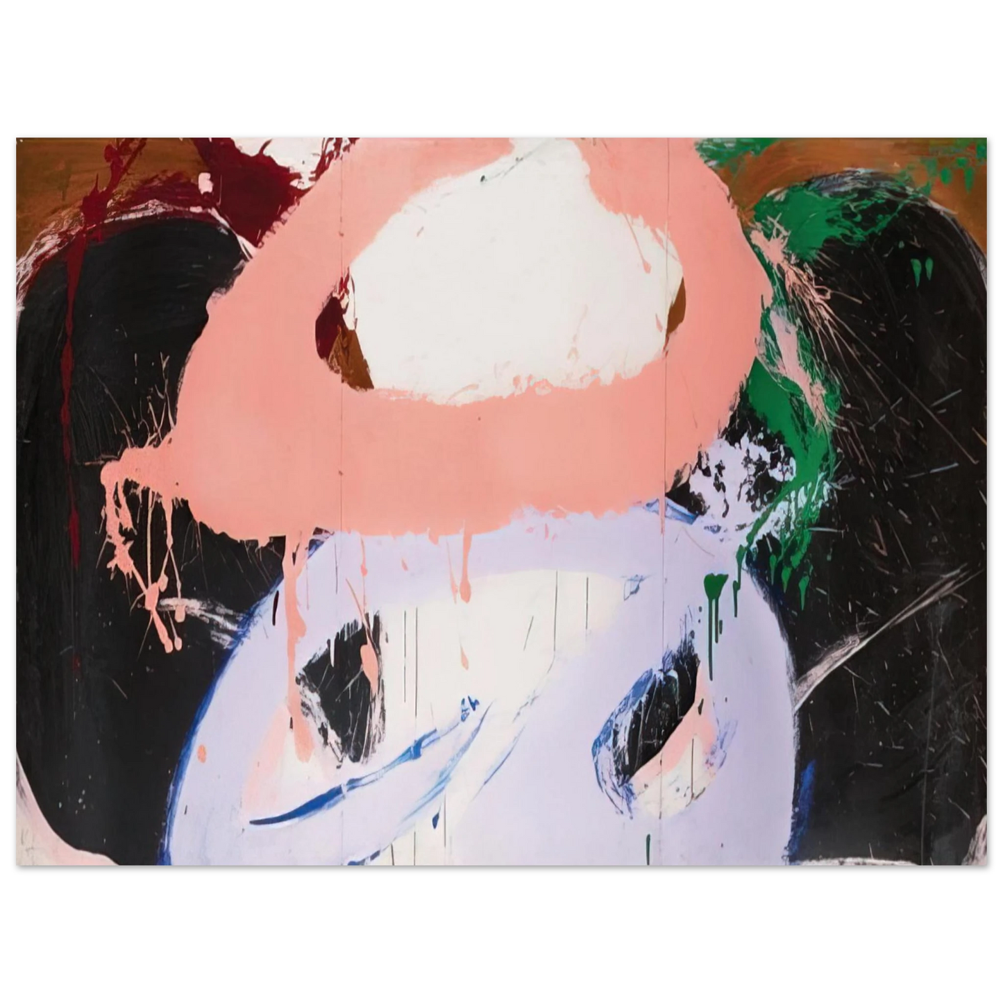 Norman Bluhm - Dhatri II - 1971  75x100 cm / 30x40inches Fine Art Poster