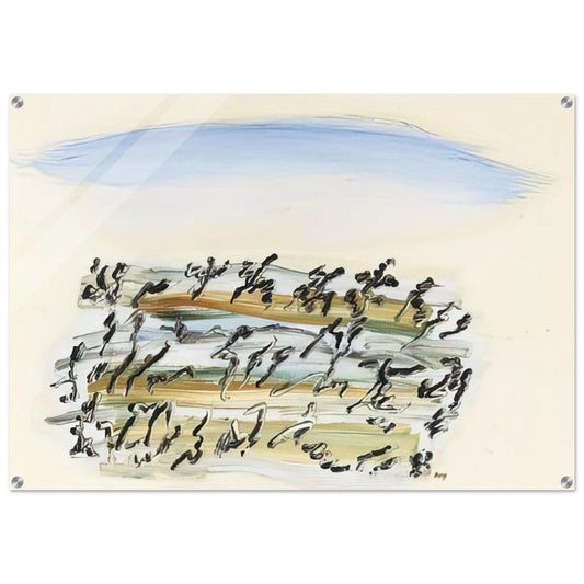 UNTITLED 4 - Henri Michaux Acrylic Print - 70x100 cm / 28x40″ inches