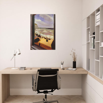 OPEN WINDOW AT ETRETAT 1921 - Henri Matisse Brushed Aluminum Print - 70x100 cm / 28x40 inches | Henri Matisse Aluminum Print | Henri Matisse Prints