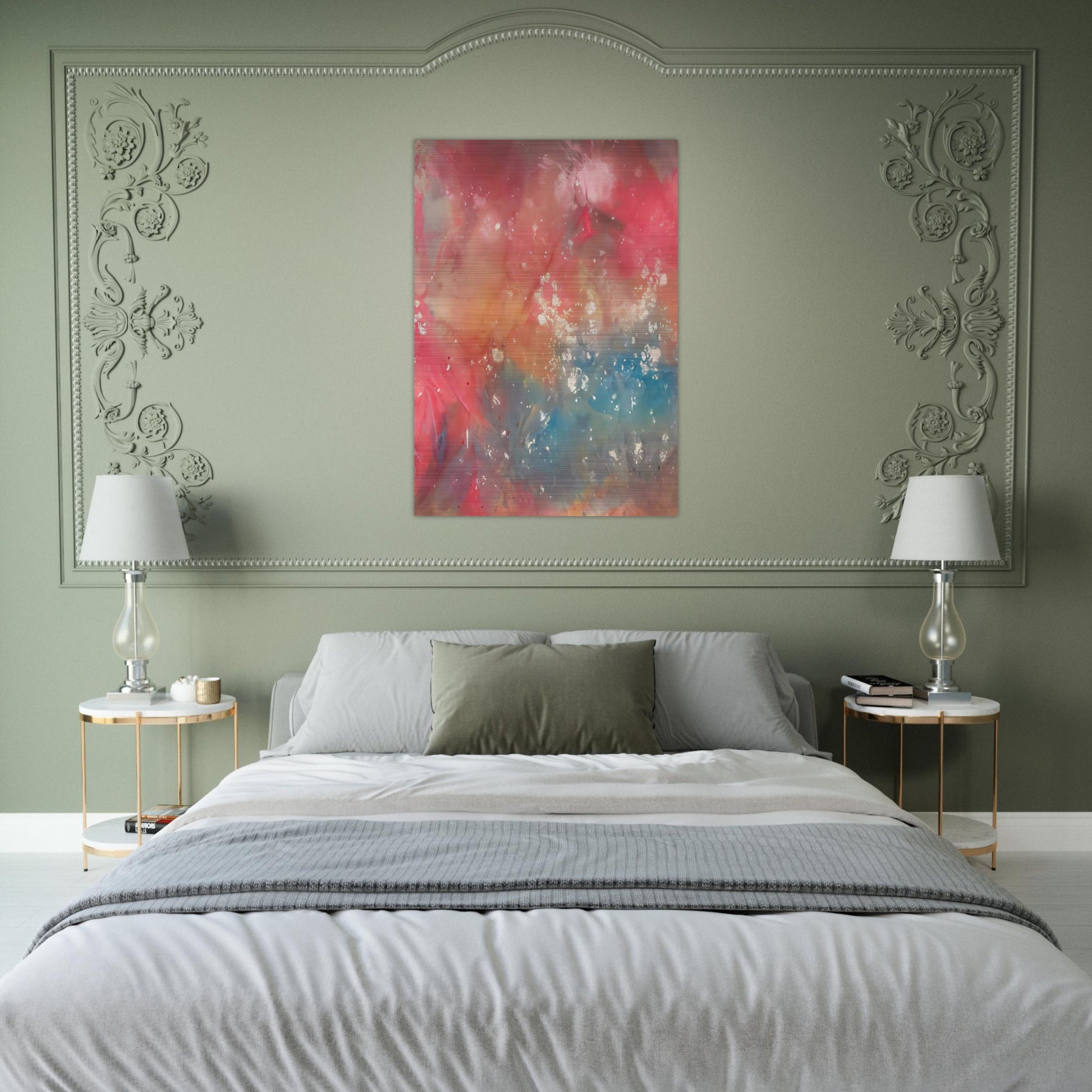 Untitled - Sam Gilliam Brushed Aluminum Print - 70x100 cm / 28x40 inches | Sam Gilliam Aluminum Print | Sam Gilliam Prints