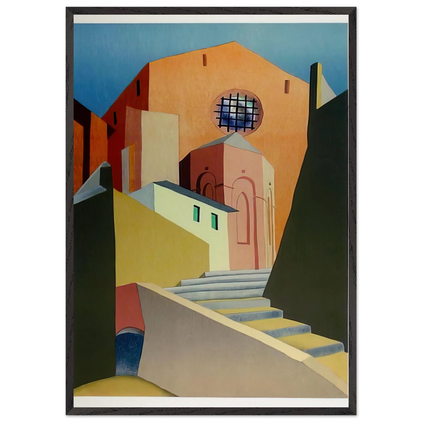 Sienna - 1979 - Clarence Holbrook Carter 70x100 cm / 28x40 inches Framed Art Print – Black Wooden Frame