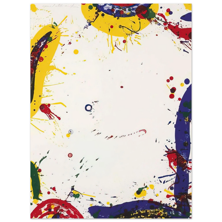 Sam Francis - Upper Yellow II  Lembark L73   75x100 cm / 30x40inches Fine Art Poster