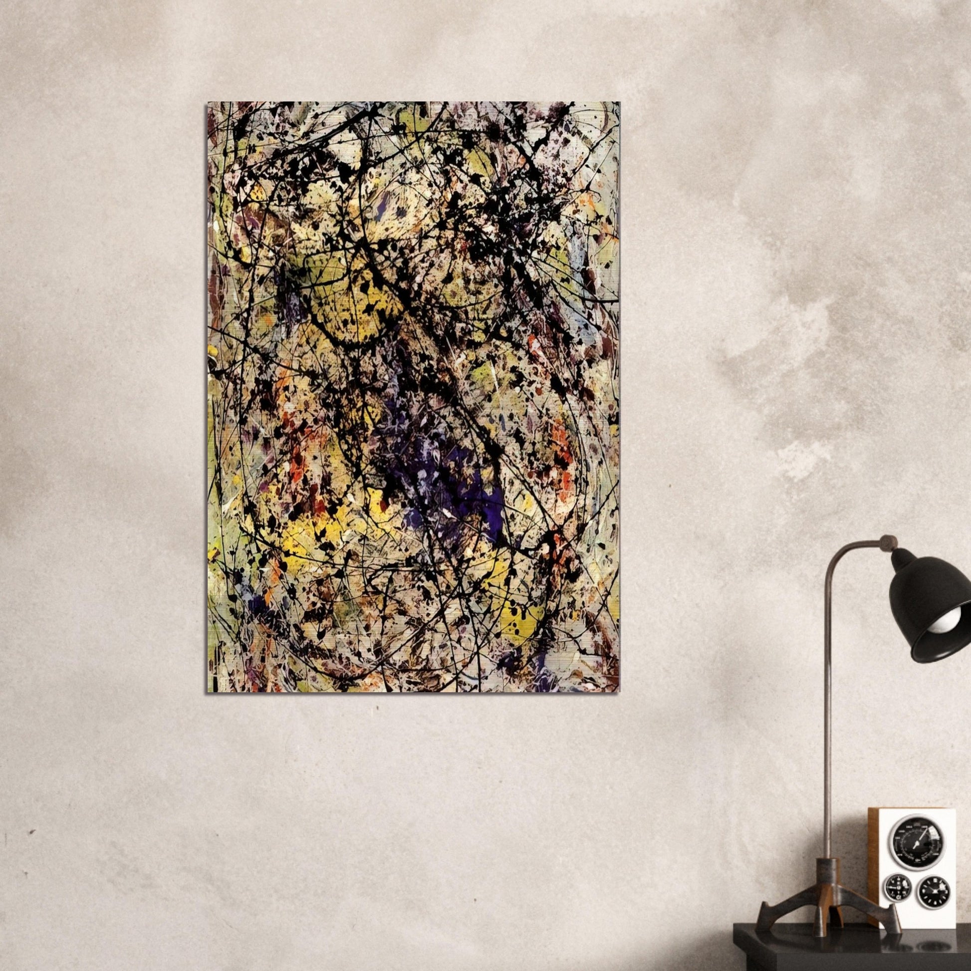 REFLECTIONS OF THE BIG DIPPER 1947 - Jackson Pollock Brushed Aluminum Print - 70x100 cm / 28x40 inches | Jackson Pollock Aluminum Print | Jackson Pollock Prints