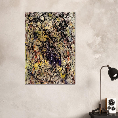 REFLECTIONS OF THE BIG DIPPER 1947 - Jackson Pollock Brushed Aluminum Print - 70x100 cm / 28x40 inches | Jackson Pollock Aluminum Print | Jackson Pollock Prints