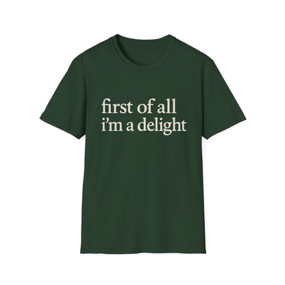 Allereerst ben ik een Leuke Shirt, Grappig Citaat T-shirt voor Vrouwen, Sassy Zegging Trui, Geestig Grafisch Cadeau voor Beste Vriendin