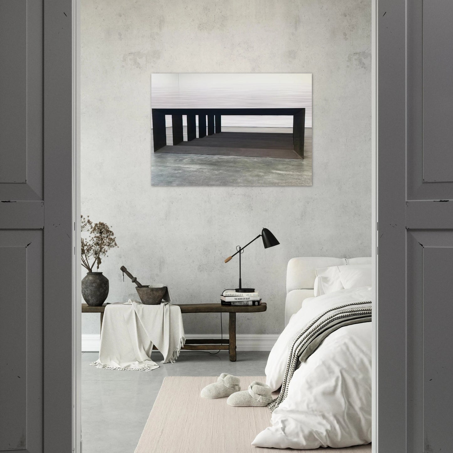 Untitled JUDDO0517 - 1979 - Donald Judd Brushed Aluminum Print - 70x100 cm / 28x40 inches | Donald Judd Aluminum Print | Donald Judd Prints
