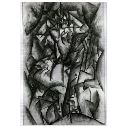 CONCERT CAFE 1912 - Carlo Carra Brushed Aluminum Print - 70x100 cm / 28x40 inches | Carlo Carra Aluminum Print | Carlo Carra Prints