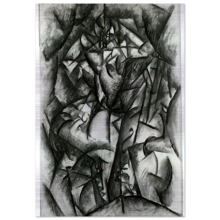 CONCERT CAFE 1912 - Carlo Carra Brushed Aluminum Print - 70x100 cm / 28x40 inches | Carlo Carra Aluminum Print | Carlo Carra Prints