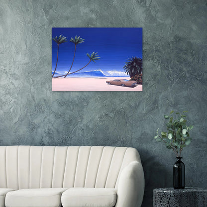 Impender Beach - Hiroshi Nagai Brushed Aluminum Print - 70x100 cm / 28x40 inches | Hiroshi Nagai Aluminum Print | Hiroshi Nagai Prints