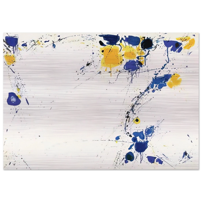 Foot Print - Sam Francis Brushed Aluminum Print - 70x100 cm / 28x40 inches | Sam Francis Aluminum Print | Sam Francis Prints