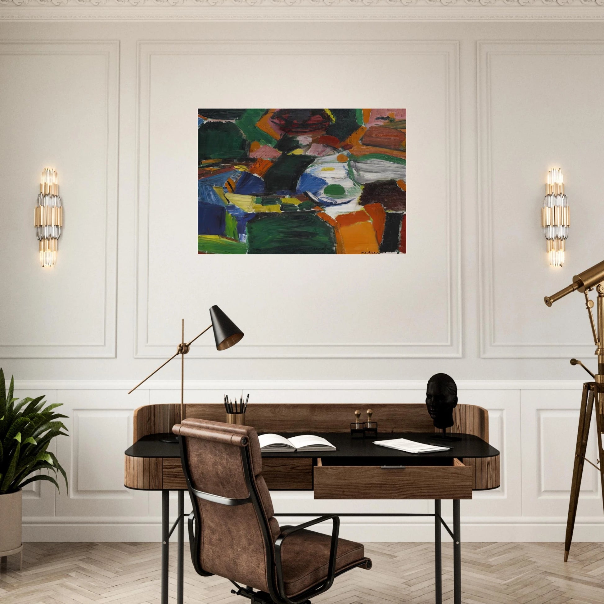 Orchard Street #2 - Grace Hartigan Brushed Aluminum Print - 70x100 cm / 28x40 inches | Grace Hartigan Aluminum Print | Grace Hartigan Prints