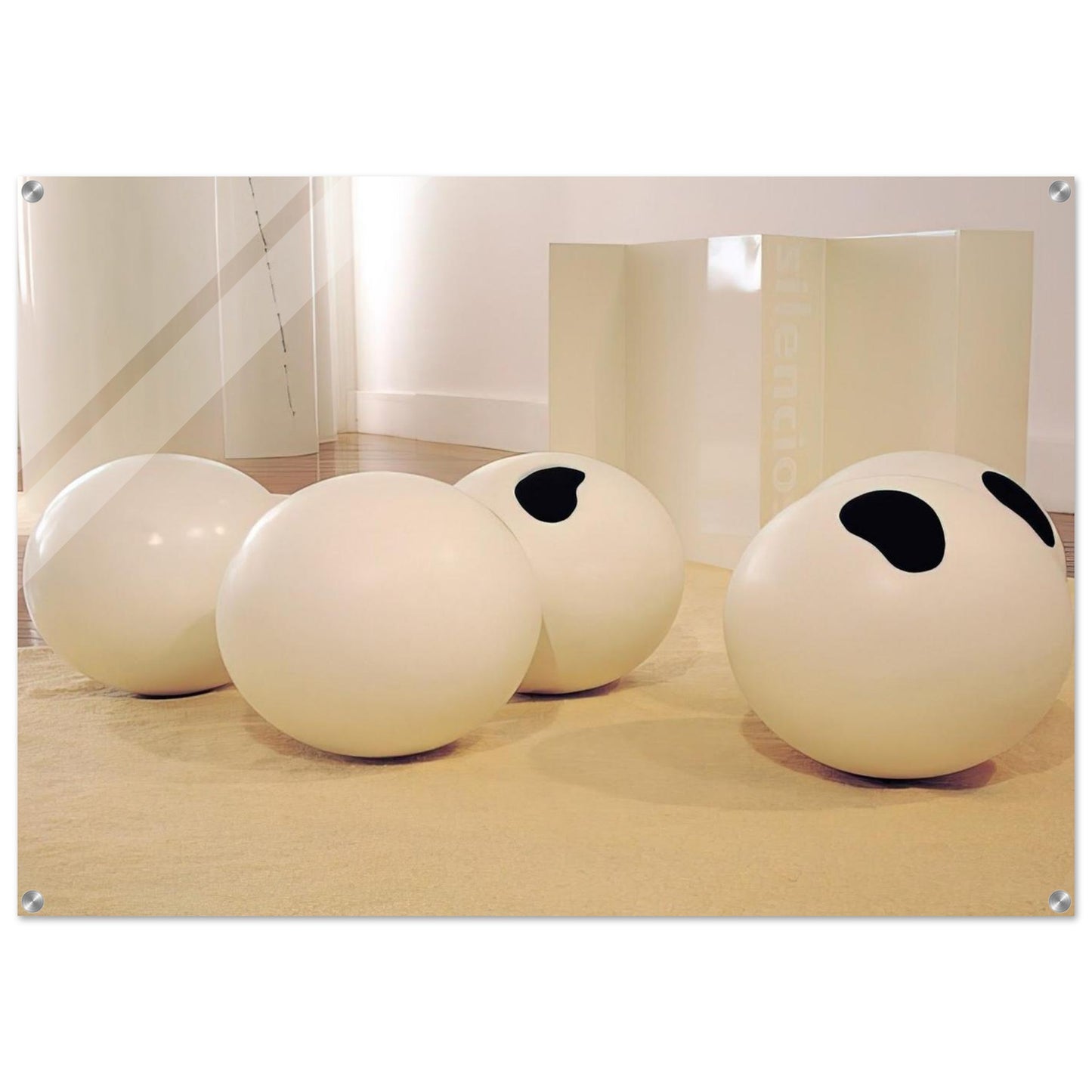 Balls - 2001 - Lygia Pape Acrylic Print - 70x100 cm / 28x40″ inches | Lygia Pape Wall Art | Lygia Pape Prints