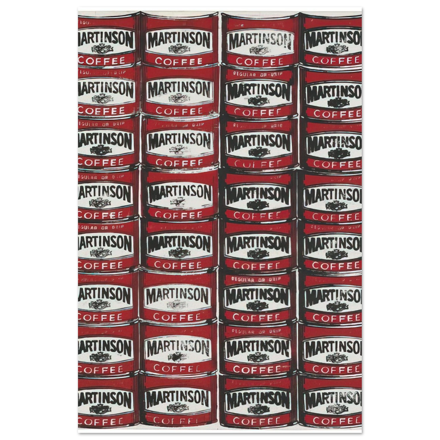 Andy Warhol - Martinson Coffee Fine Art Poster