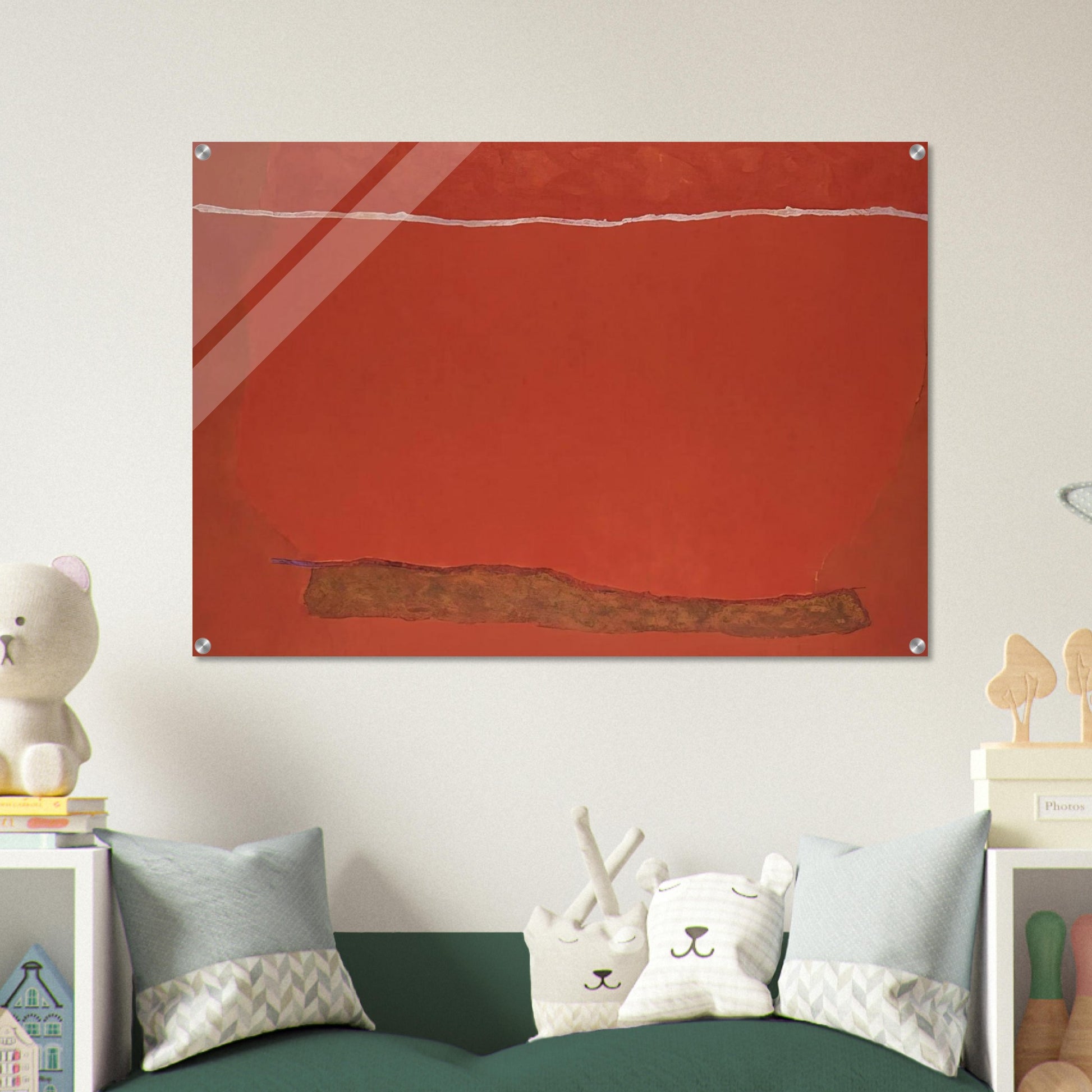 Infinity Field, Lefkada Series - Color Field Painting - Theodoros Stamos Acrylic Print - 70x100 cm / 28x40″ inches