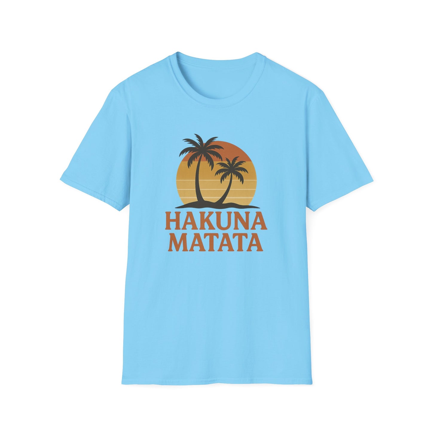 Hakuna Matata Retro Grafisch T-shirt, Geen Zorgen Positieve Vibe Shirt, Vintage 90s Geïnspireerde T-shirt, Feel Good Quote Top, Unisex Cadeau