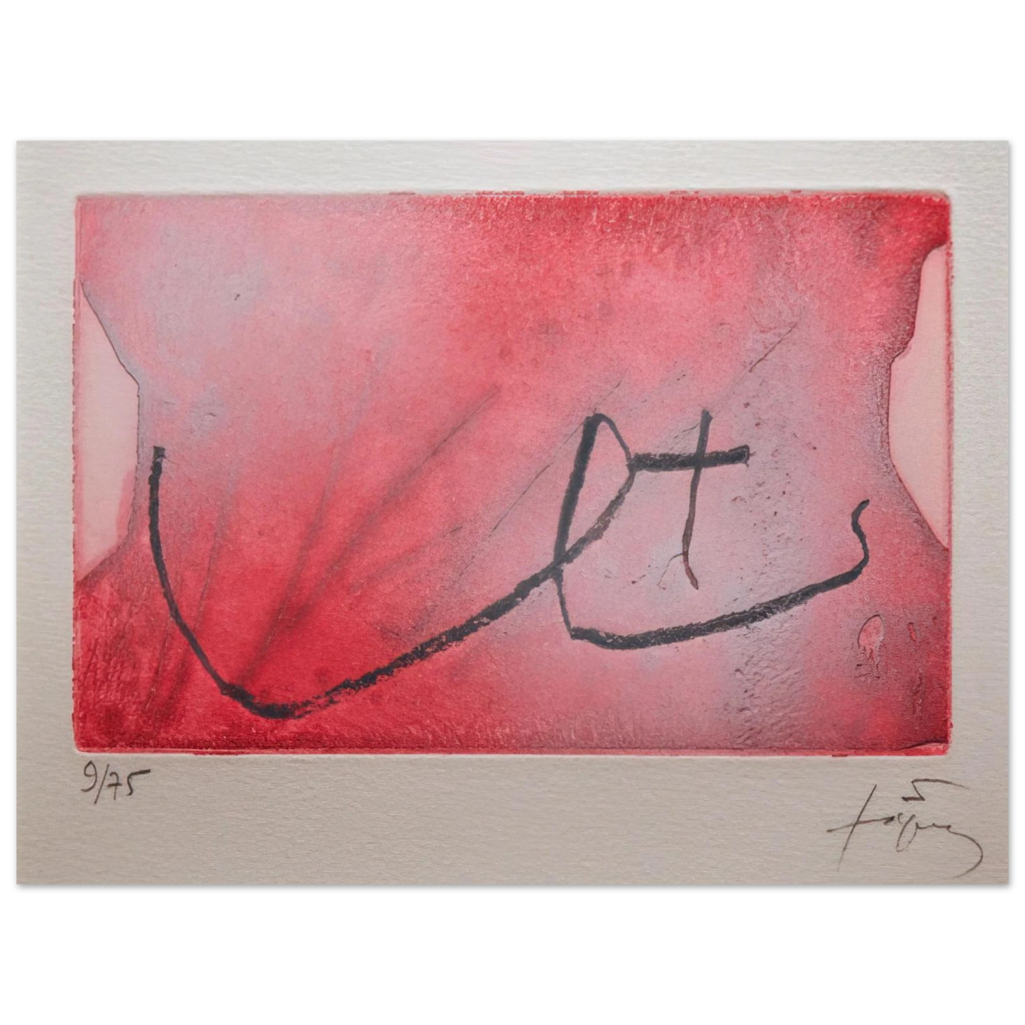 Antoni Tapies - SEINS 1984  75x100 cm / 30x40inches Fine Art Poster