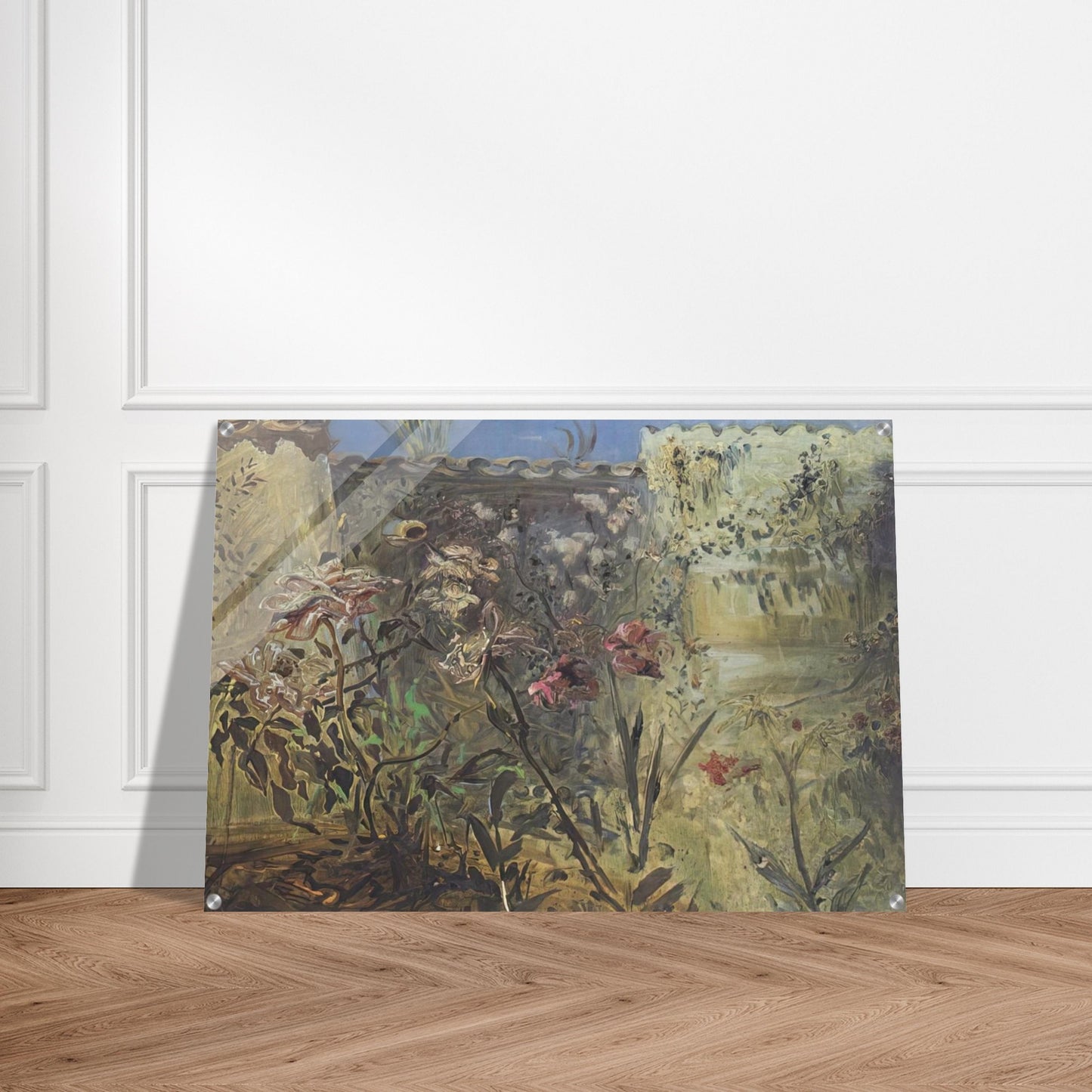 THE PATIO OF PORT LLIGAT - Salvador Dali Acrylic Print - 70x100 cm / 28x40″ inches