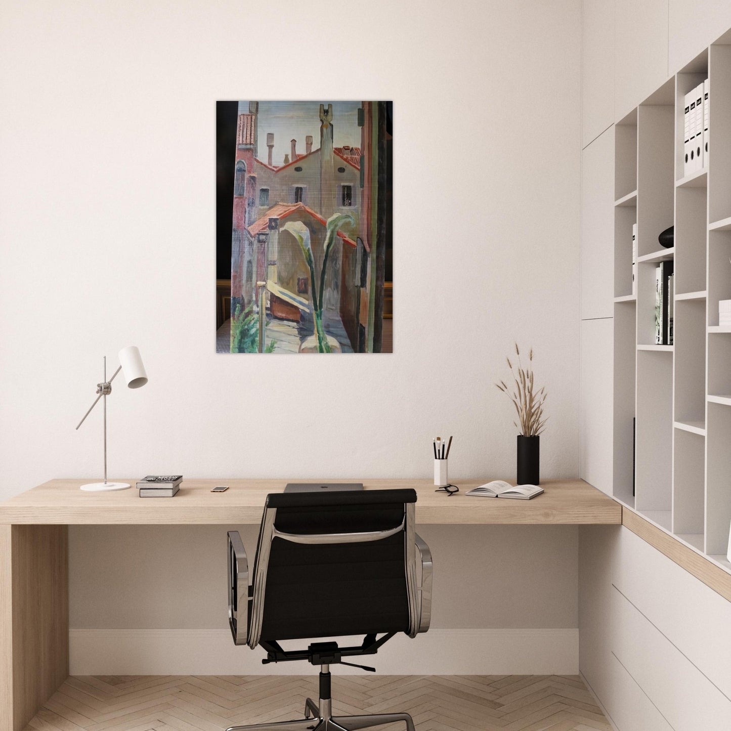 ROOFS - Vanessa Bell Brushed Aluminum Print - 70x100 cm / 28x40 inches | Vanessa Bell Aluminum Print | Vanessa Bell Prints